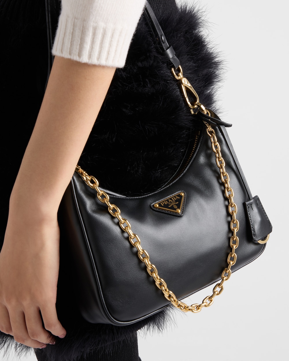 Prada Re-Edition Leather Mini-Bag - Image 3